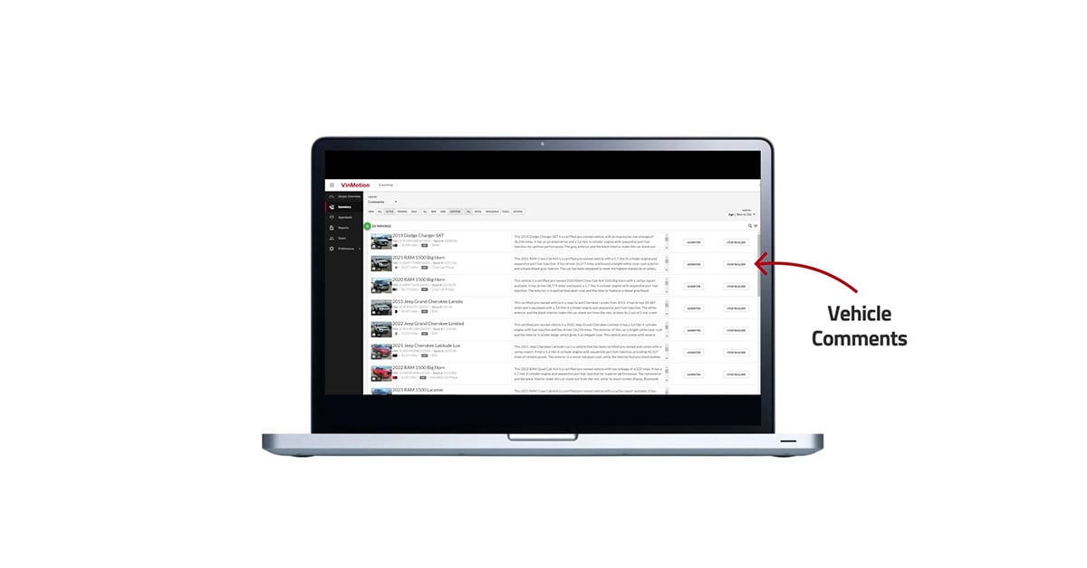 image-of-an-automotive-inventory-management-system-on-a-computer-desktop