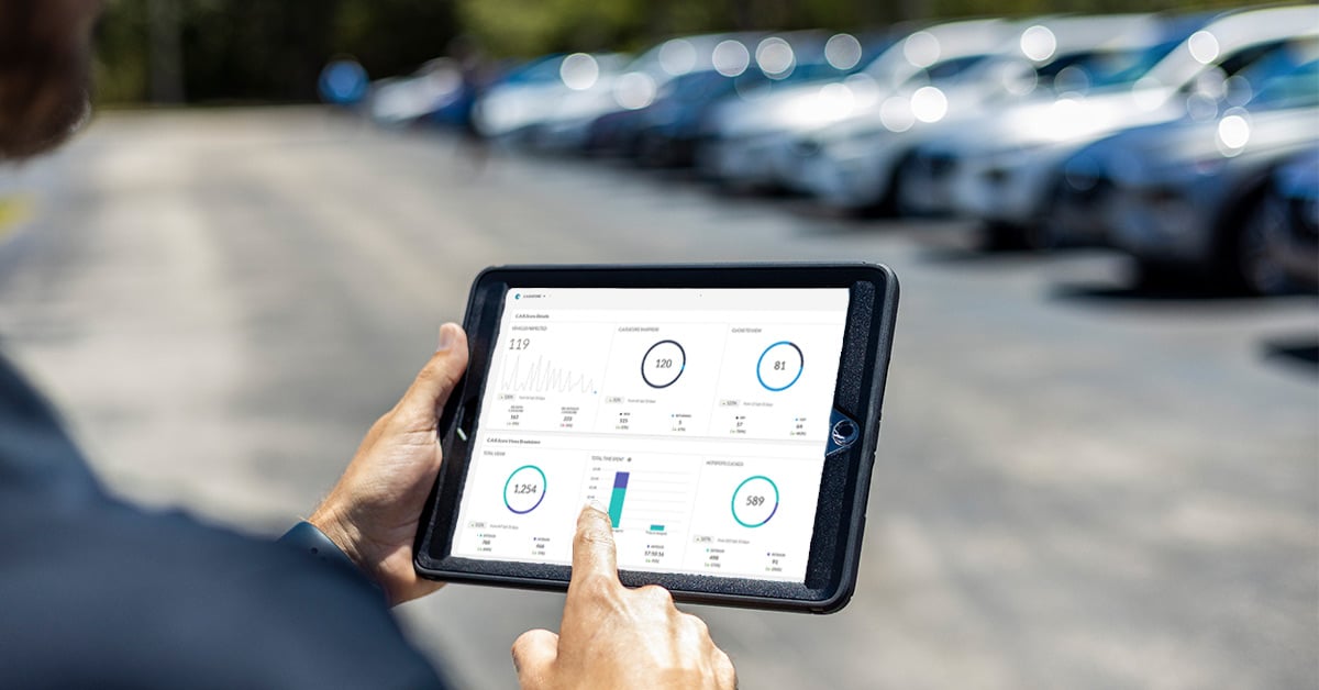 car-dealer-viewing-automotive-KPIs-on-ipad