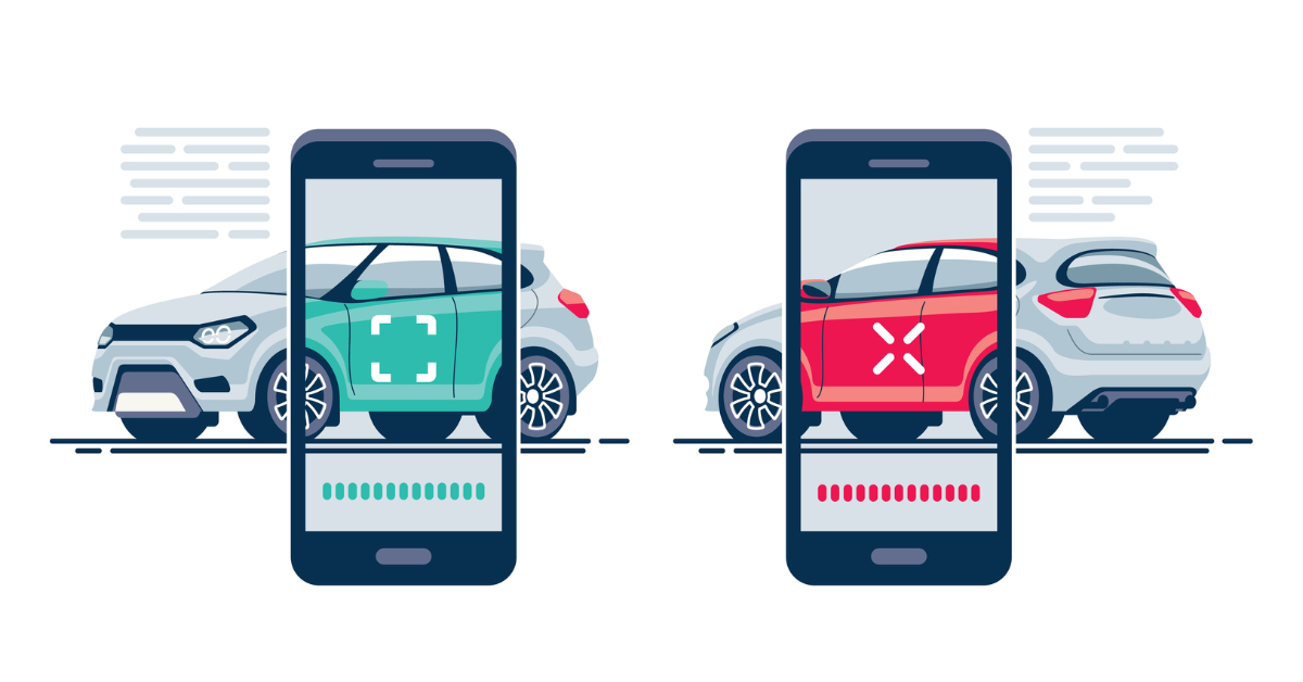 Bad car photos vs. good car photo comparison graphic